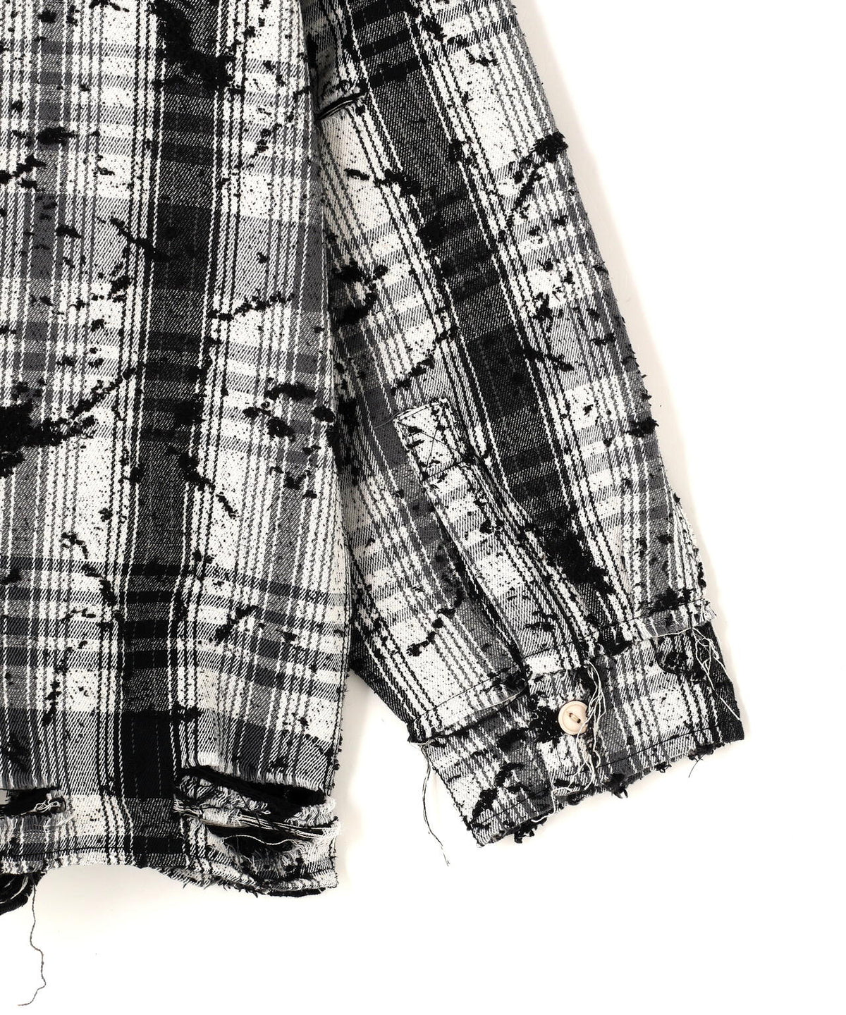 DankeSchon/ダンケシェーン/FLANNEL DAMAGE SHIRTS GRIME
