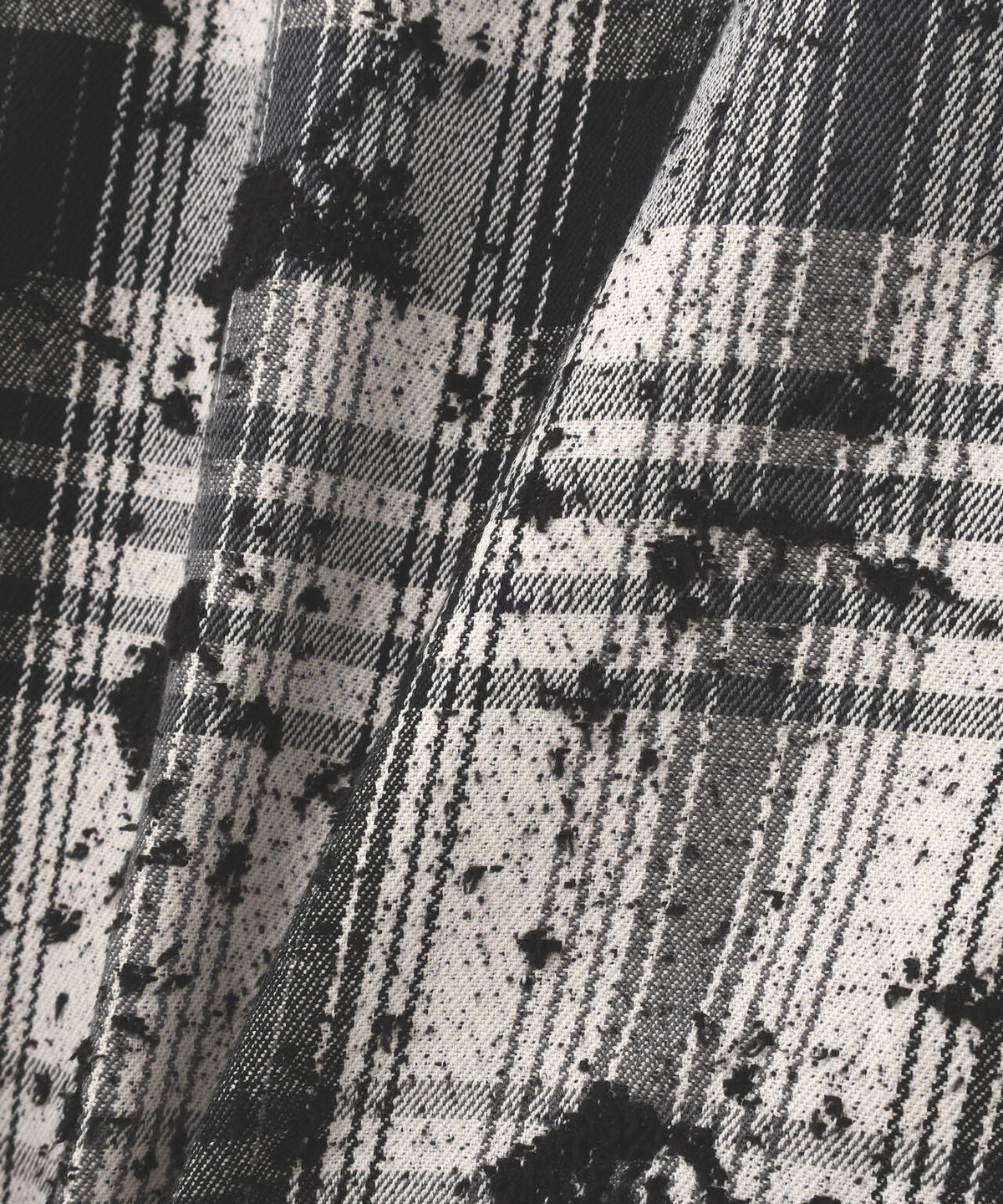 DankeSchon/ダンケシェーン/FLANNEL DAMAGE SHIRTS GRIME
