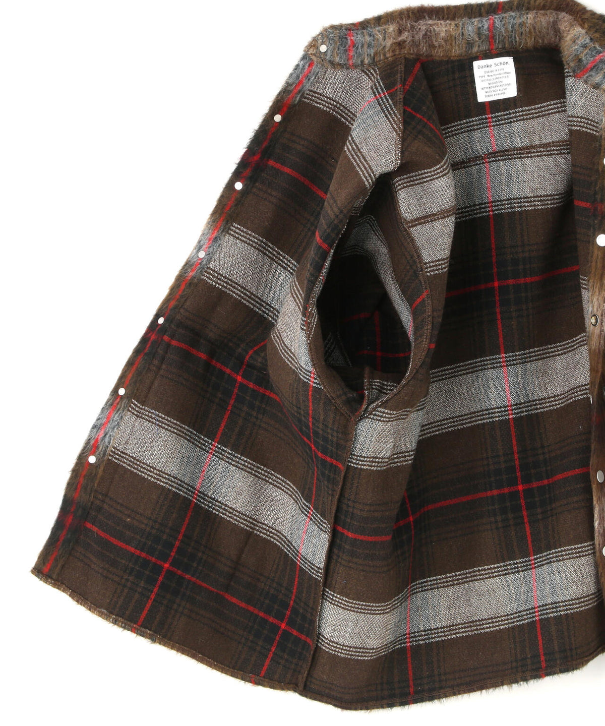DankeSchon/ダンケシェーン/SHAGGY SHIRTS CHECK