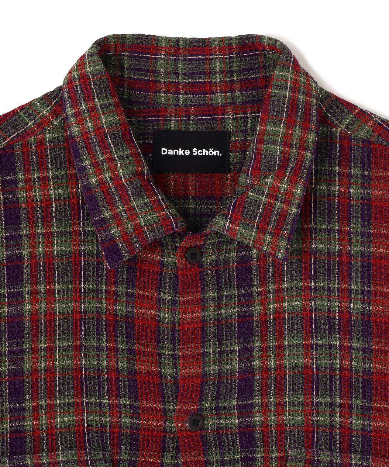 【WEB&DEPOT限定】DankeSchon/ダンケシェーン/WAFFLE SHIRTS