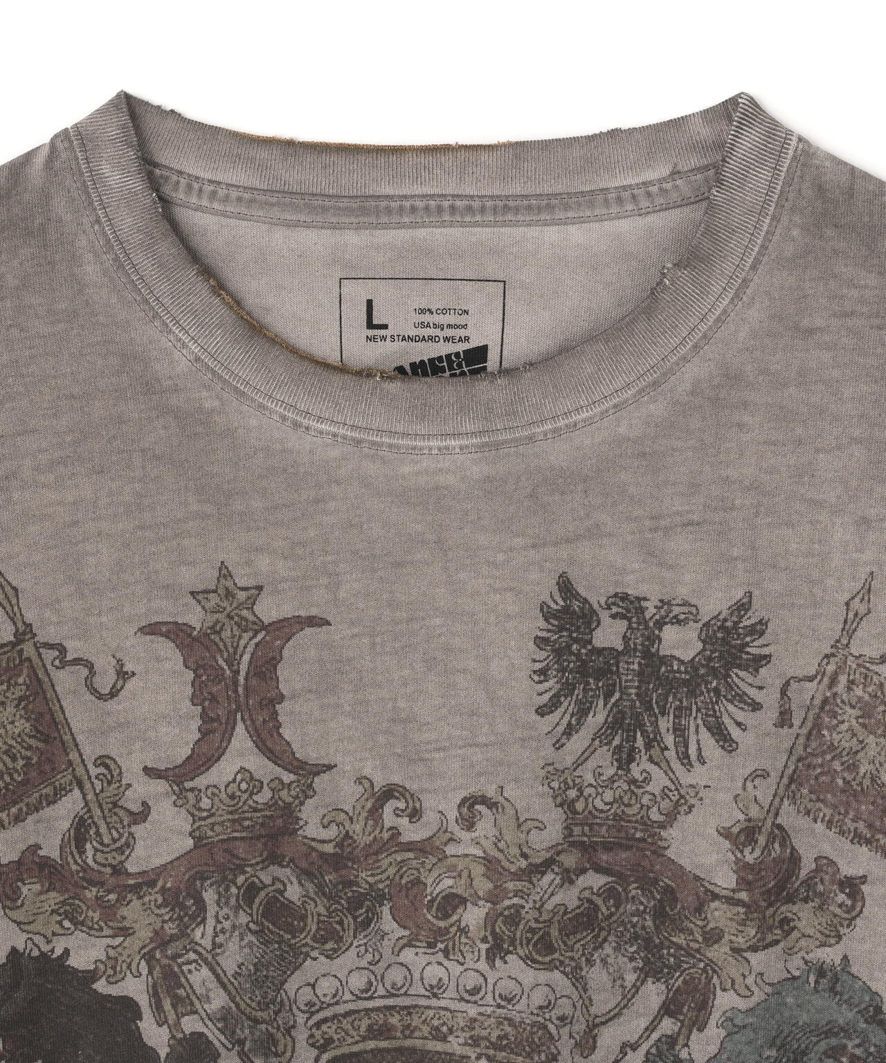 DankeSchon/ダンケシェーン/SPRAYBURN L/S TEE EMBLEM