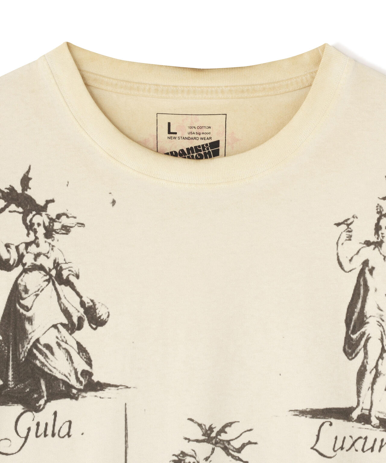 DankeSchon/ダンケシェーン/SPRAYBURN L/S TEE SEVEN