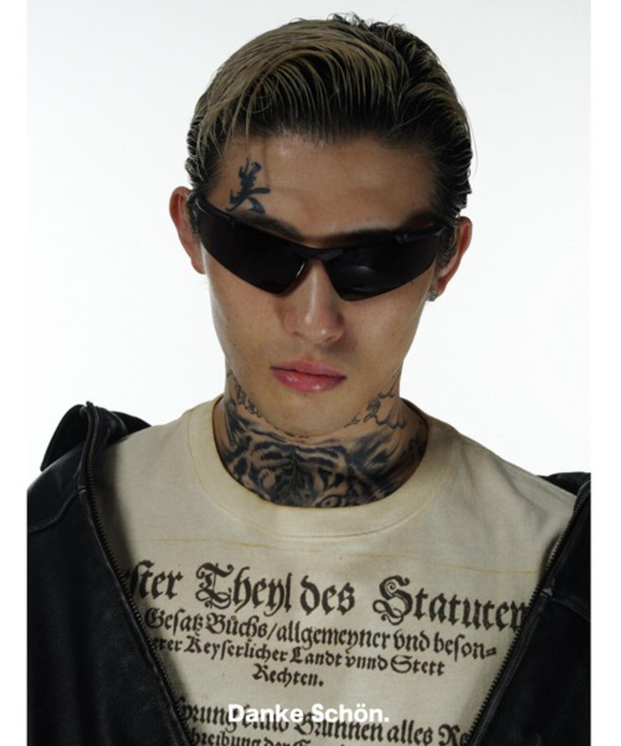 DankeSchon/ダンケシェーン/SPRAYBURN L/S TEE BIBLE