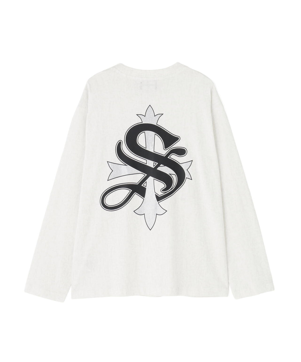 SUPPLIER/サプライヤー/Cross Rhinestone Long Sleeve Tee