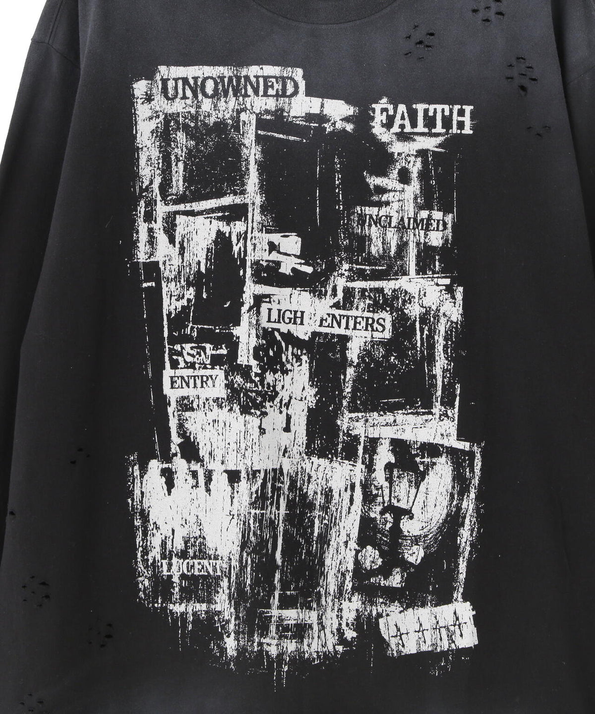 NOT4NERD/ノットフォーナード/Unknown Records Bleach Washed Long Sleeve Ligh