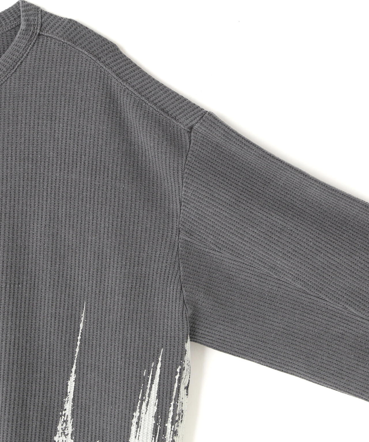 NOT4NERD/ノットフォーナード/DIAGONAL SEAM WFL HENLEY NECK L/S TEE