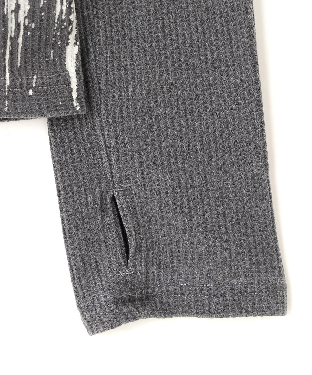 NOT4NERD/ノットフォーナード/DIAGONAL SEAM WFL HENLEY NECK L/S TEE