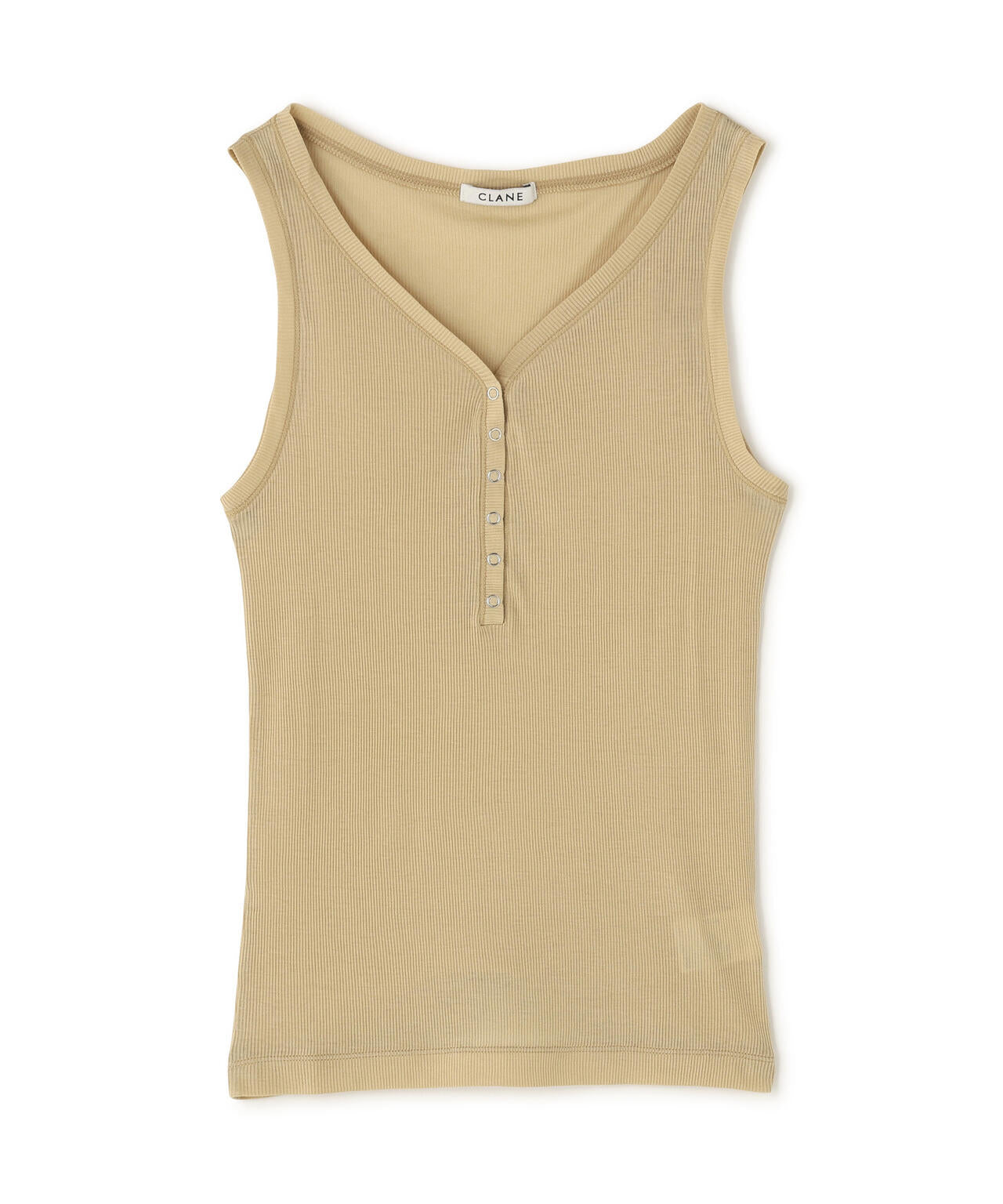 CLANE/クラネ/CURVED NECK LAYERED SET