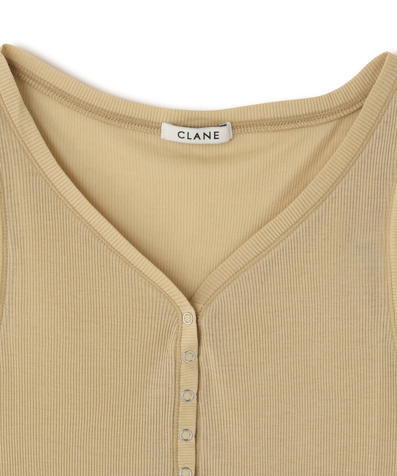 CLANE/クラネ/CURVED NECK LAYERED SET