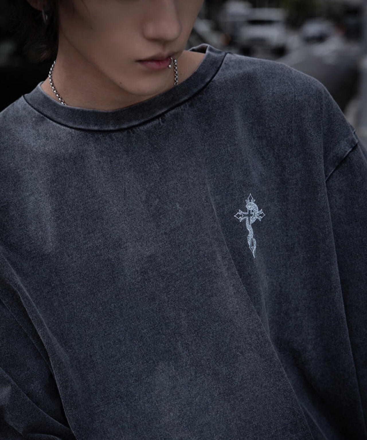 gibous／powder snake cross l／T | L.H.P