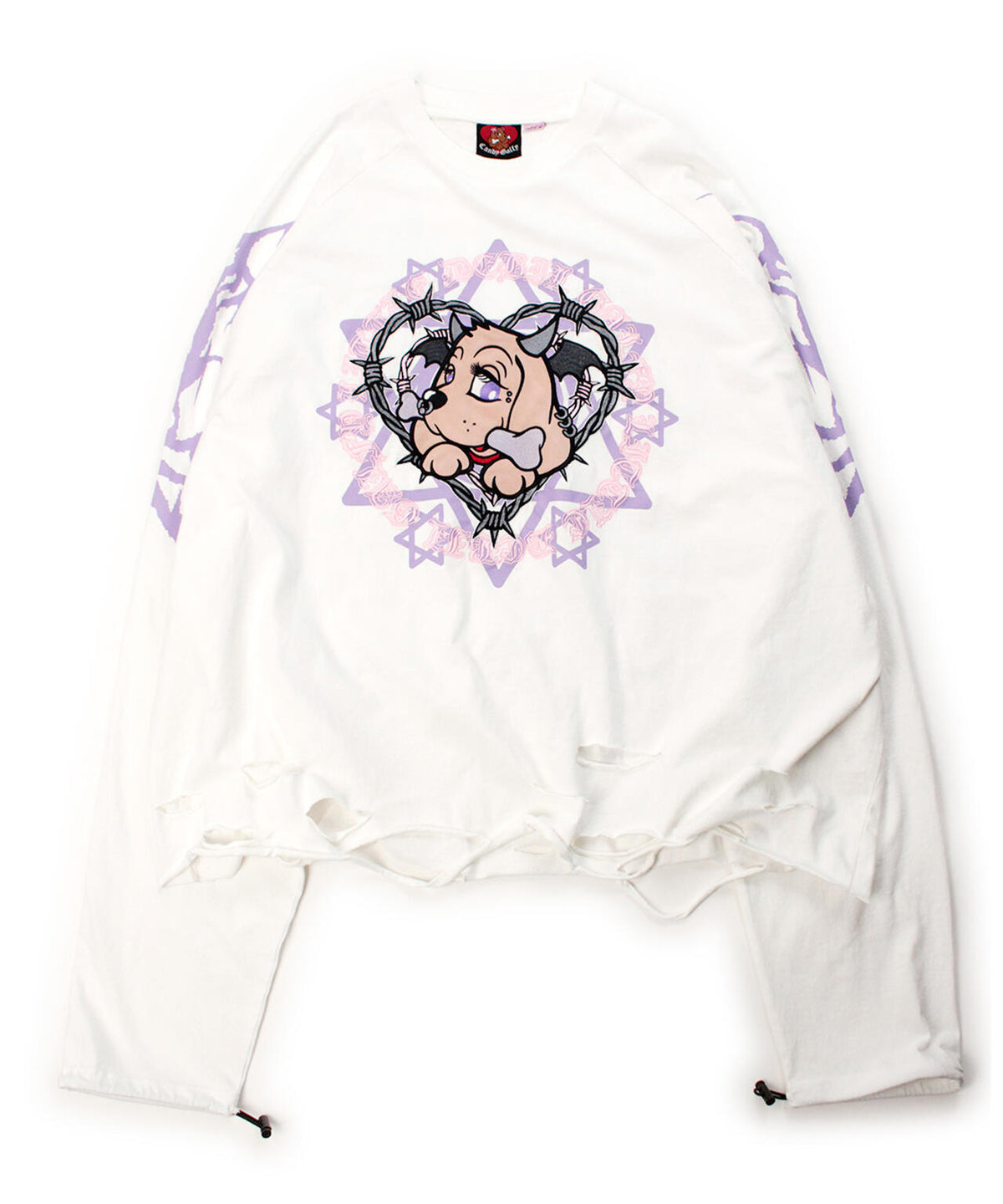 GALFY/ガルフィー/×松本いちか 小悪魔犬萌え袖ロンTEE