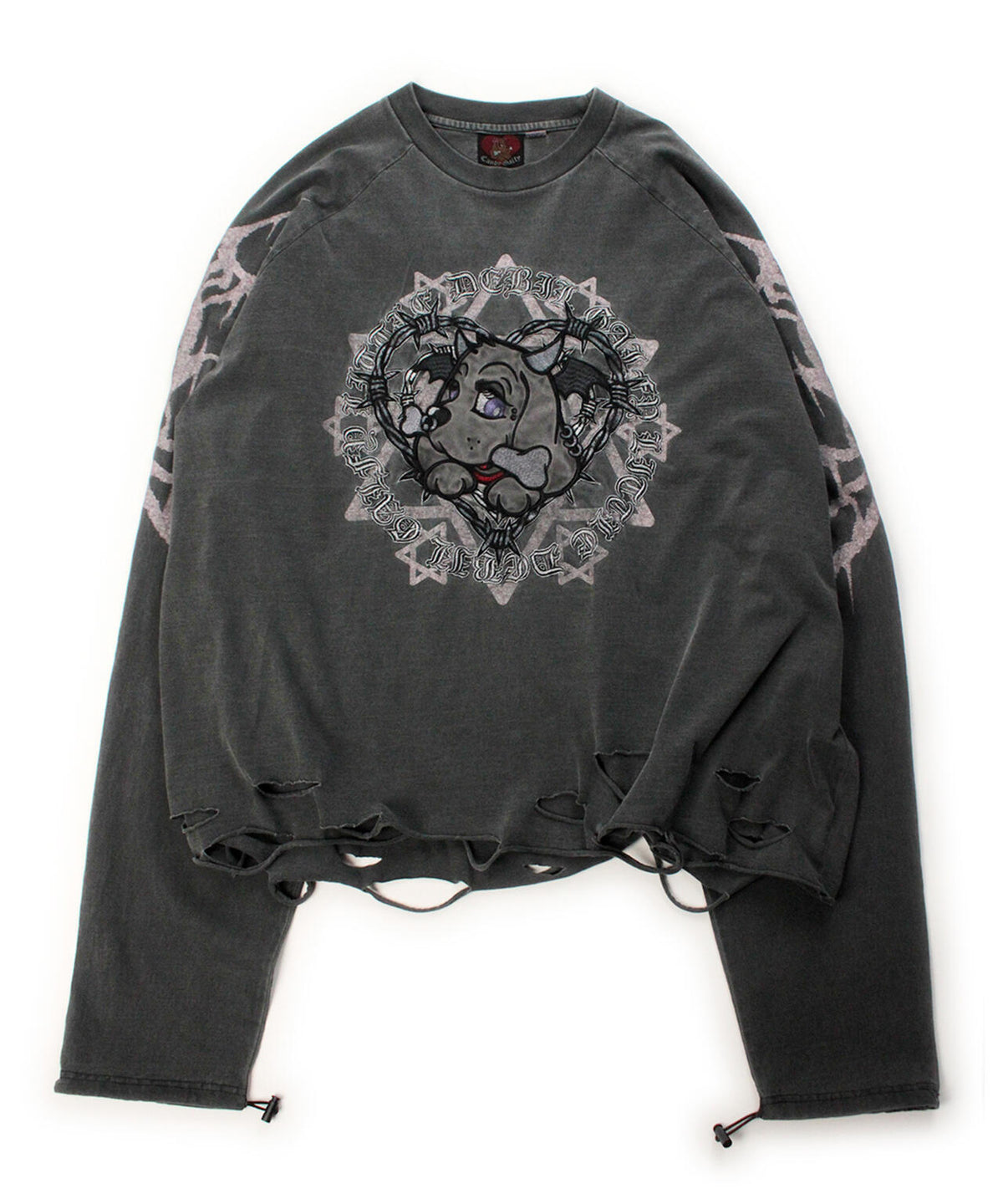 GALFY/ガルフィー/×松本いちか 小悪魔犬萌え袖ロンTEE