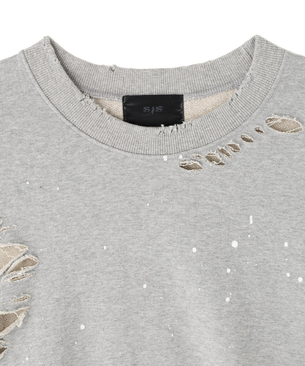 SIS/エスアイエス/DAMAGE SWEAT TOP