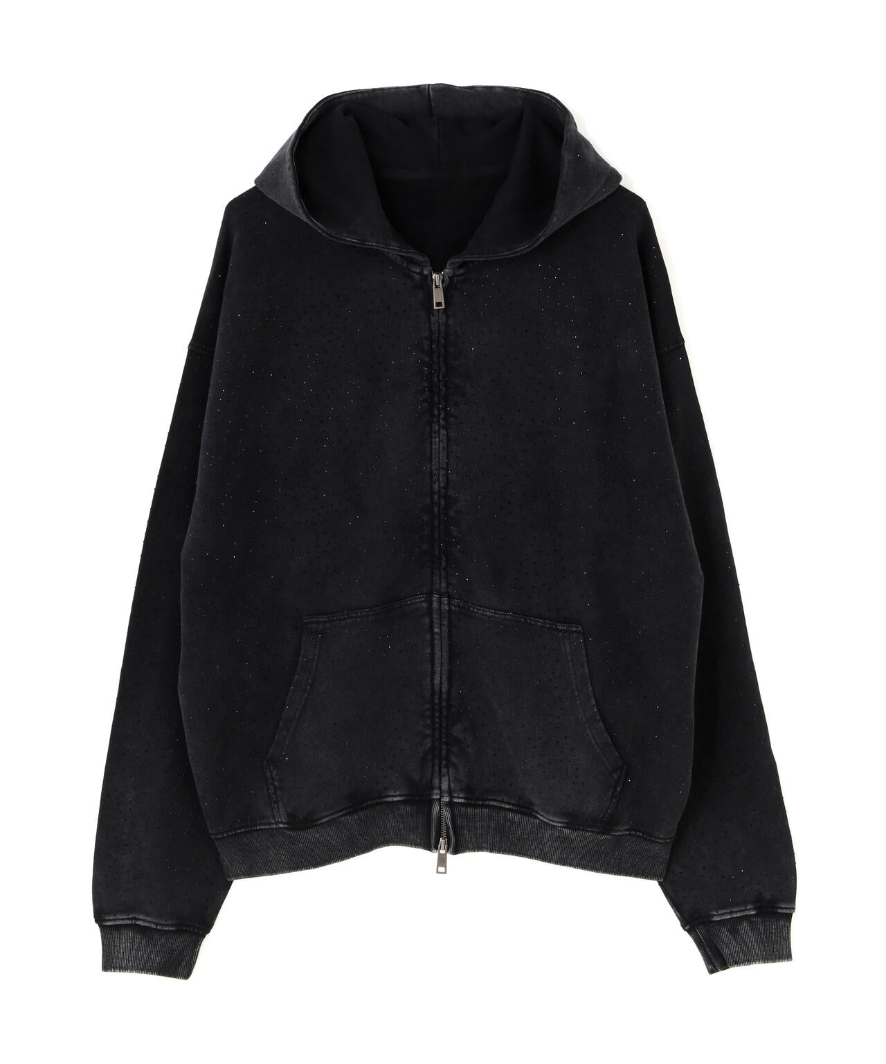 【WEB&DEPOT限定】DankeSchon/ダンケシェーン/RHINESTONE ZIP HOODIE