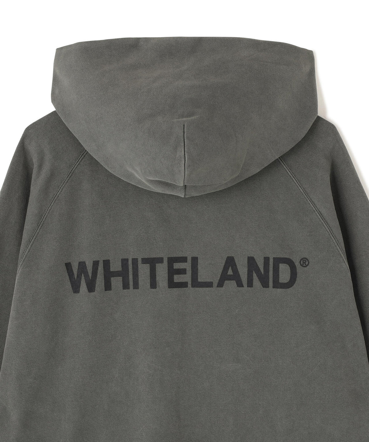 【WEB&DEPOT限定】WHITELAND/ホワイトランド/LOGO PIGMENT SWEAT HOODIE