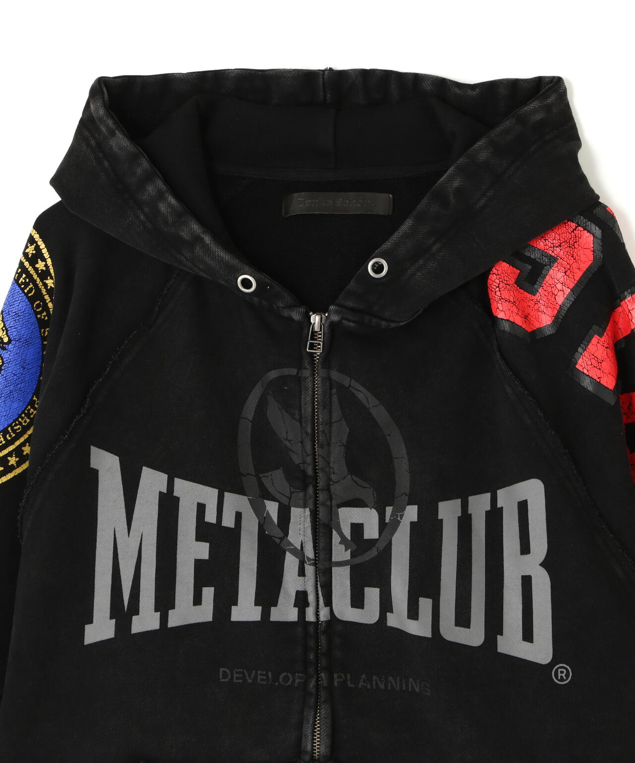 DankeSchon/ダンケシェーン/CHEMICAL SWEAT ZIP HOODIE METACLUB