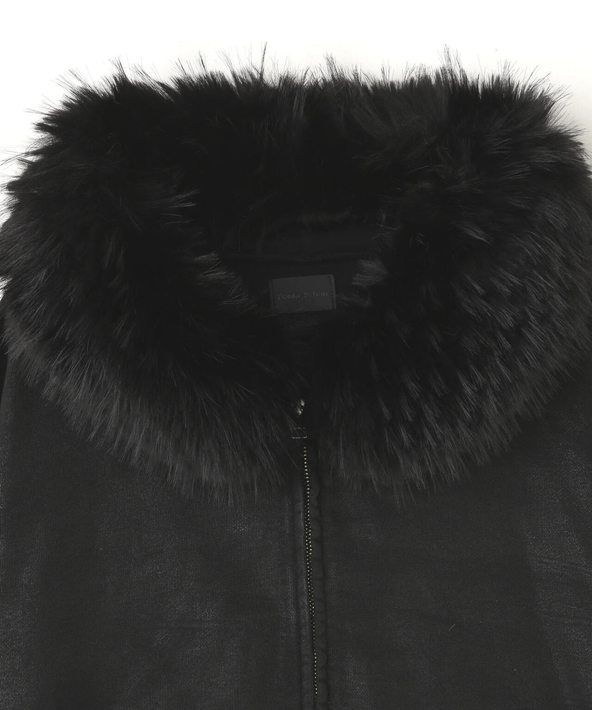 DankeSchon/ダンケシェーン/RUBBER SWEAT FUR ZIP HOODIE