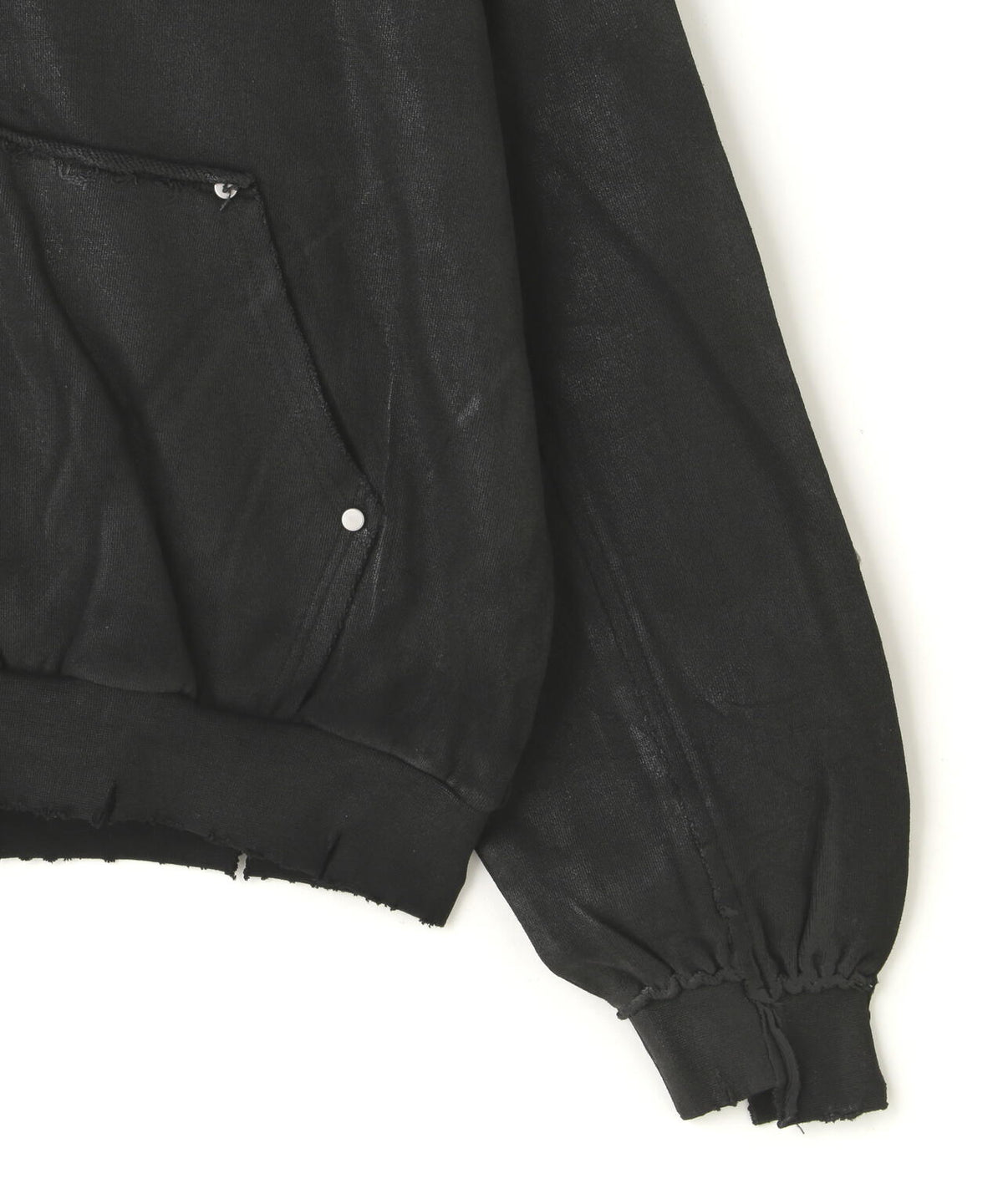DankeSchon/ダンケシェーン/RUBBER SWEAT FUR ZIP HOODIE