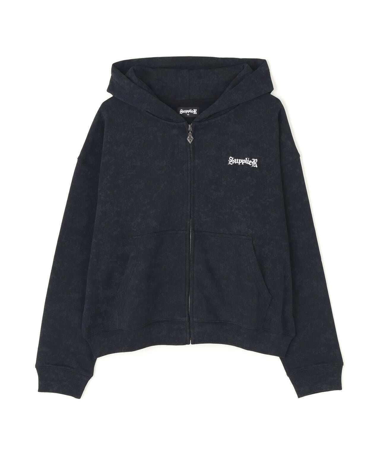 SUPPLIER/サプライヤー/Spray Cross Rhinestone Zip Hoodie | L.H.P