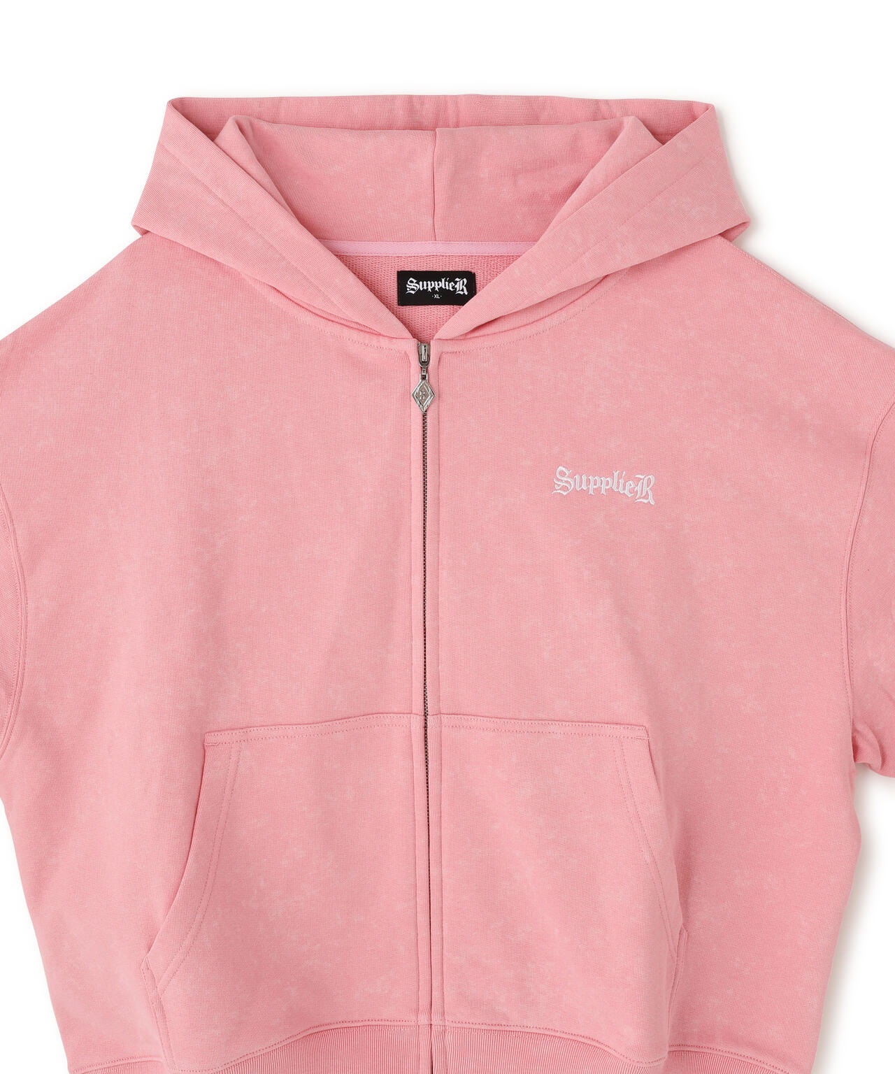 SUPPLIER/サプライヤー/Spray Cross Rhinestone Zip Hoodie | L.H.P
