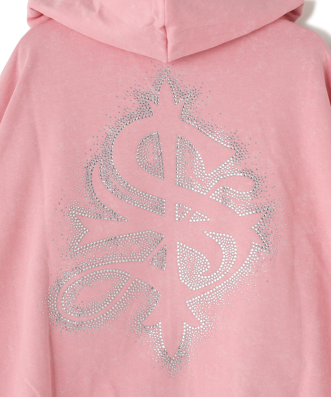 SUPPLIER/サプライヤー/Spray Cross Rhinestone Zip Hoodie | L.H.P
