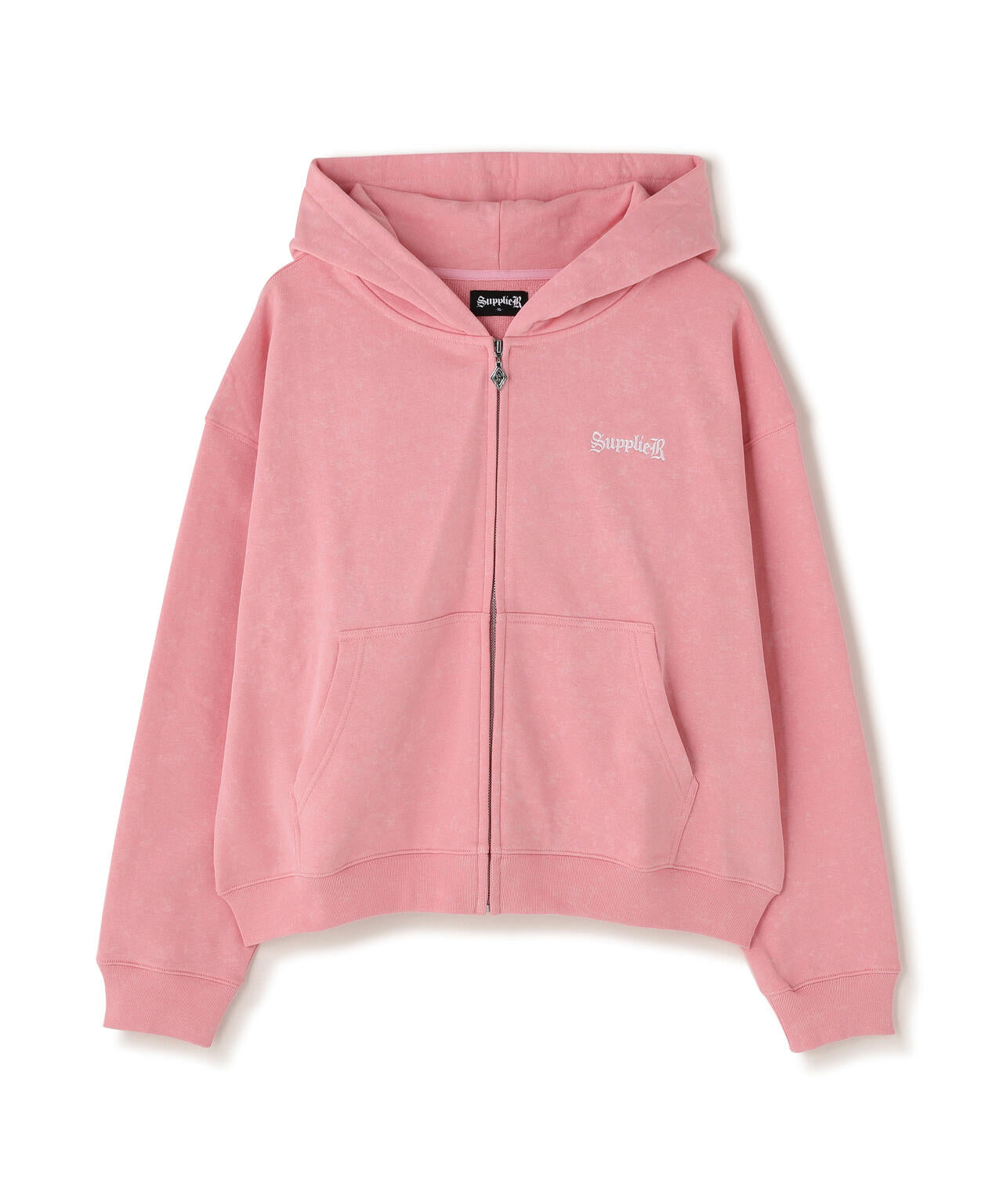 SUPPLIER/サプライヤー/Spray Cross Rhinestone Zip Hoodie | L.H.P