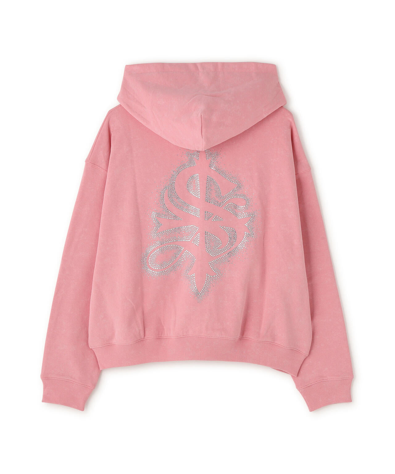 SUPPLIER/サプライヤー/Spray Cross Rhinestone Zip Hoodie | L.H.P