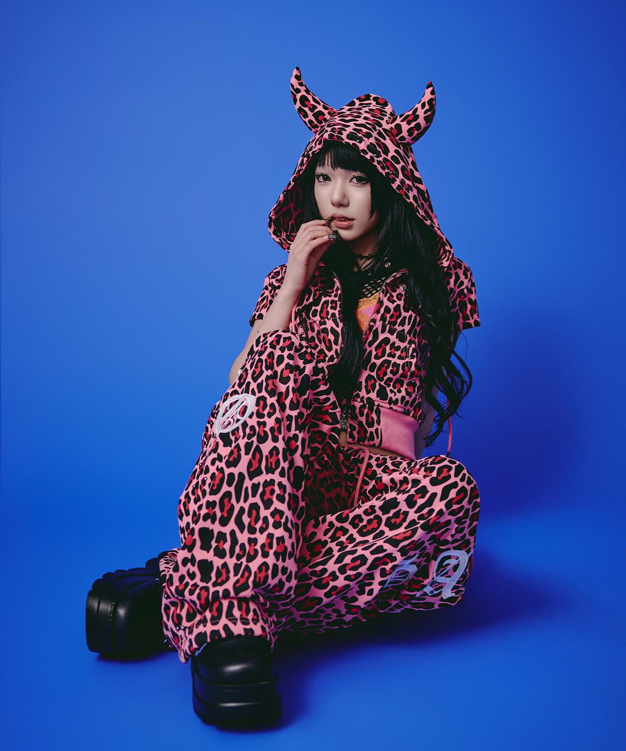 GALFY/ガルフィー/【LHP EXCLUSIVE】地雷ギャル フード半袖パーカー GALFY/ガルフィー/【LHP EXCLUSIVE】地雷ギャル フード半袖パーカー