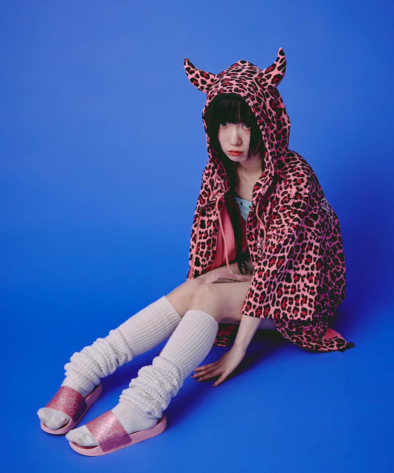 GALFY/ガルフィー/【LHP EXCLUSIVE】地雷ギャル フード半袖パーカー