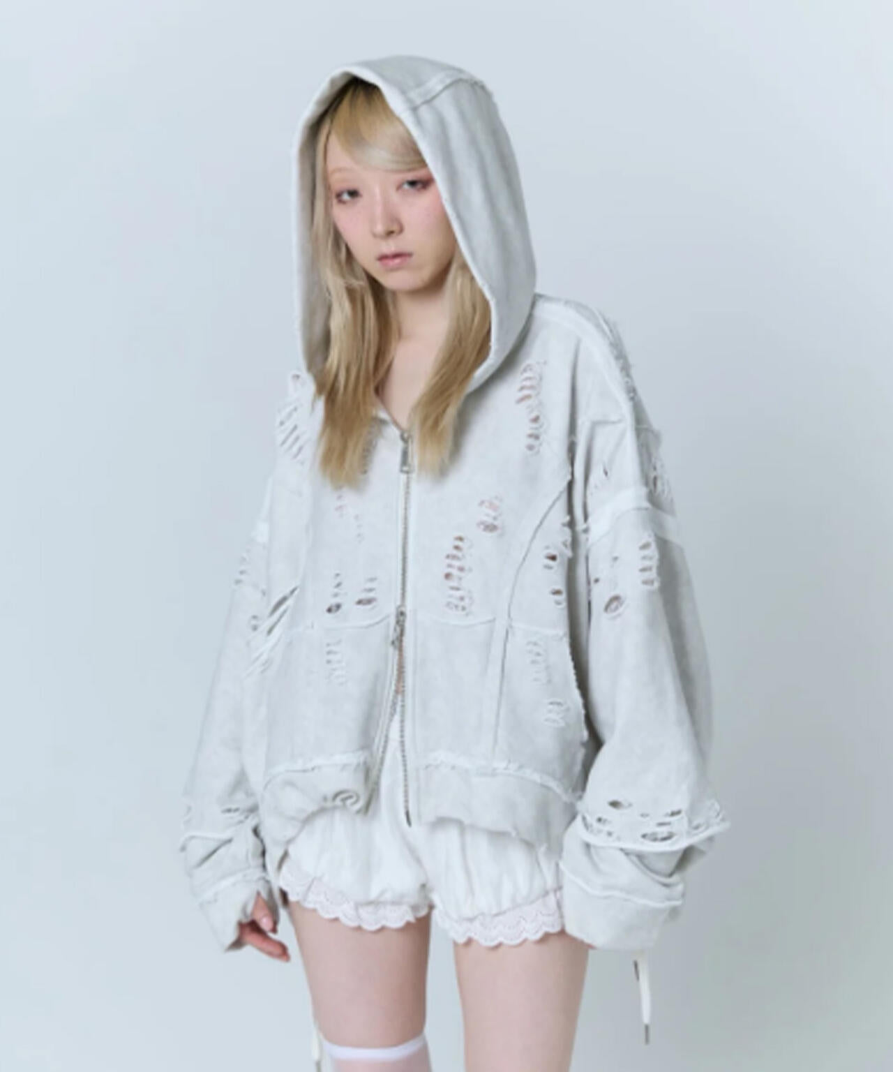 neith./ネイス/Destroyed Crush Hoodie | L.H.P（エルエイチピー
