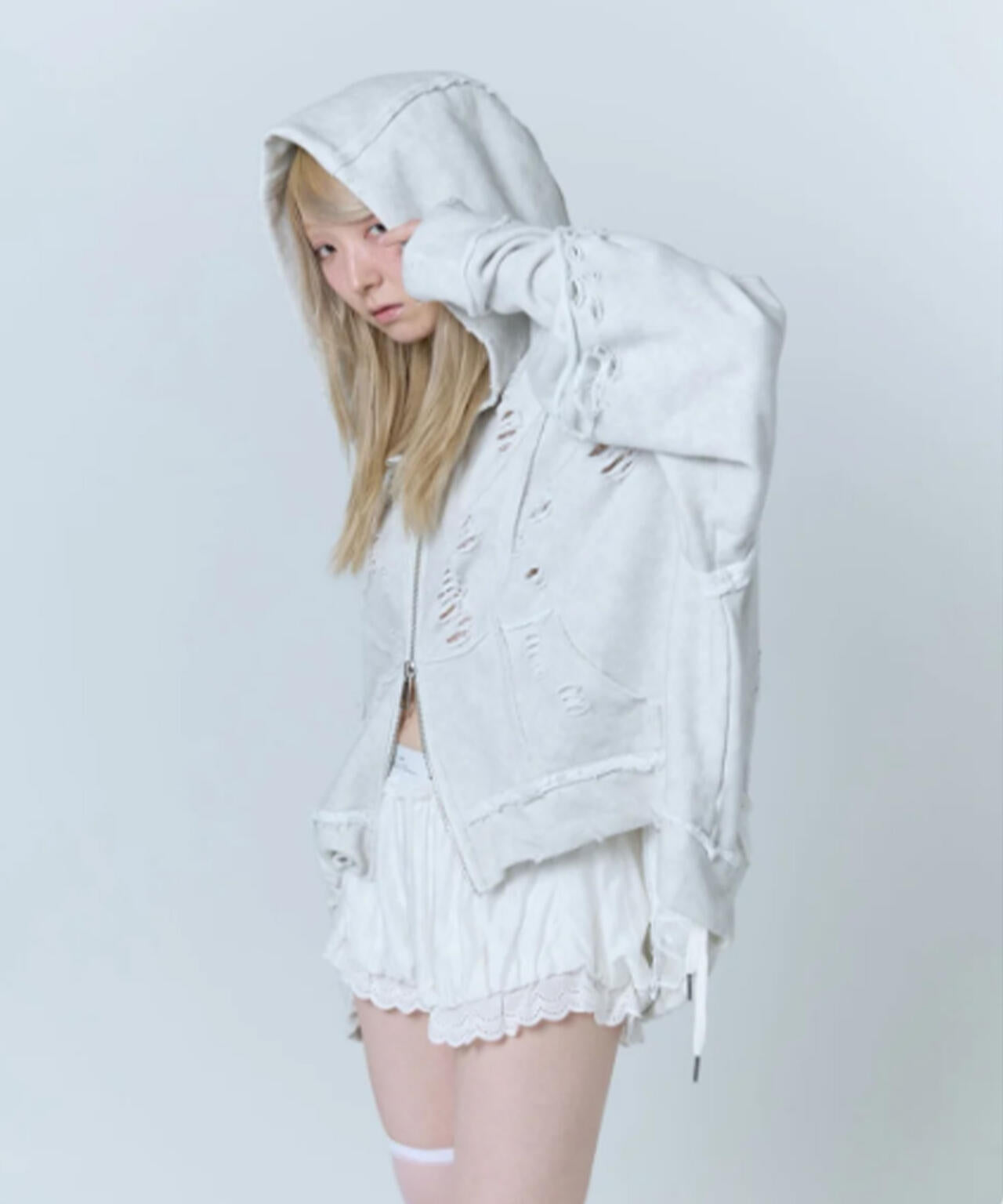 neith./ネイス/Destroyed Crush Hoodie | L.H.P（エルエイチピー