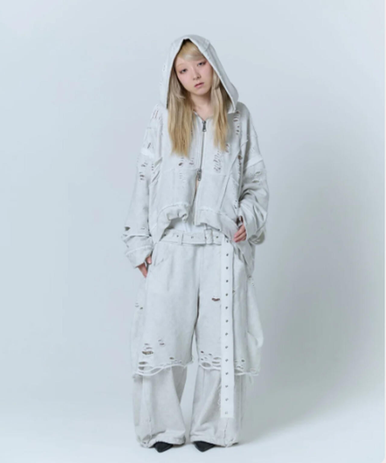 neith./ネイス/Destroyed Crush Hoodie | L.H.P（エルエイチピー