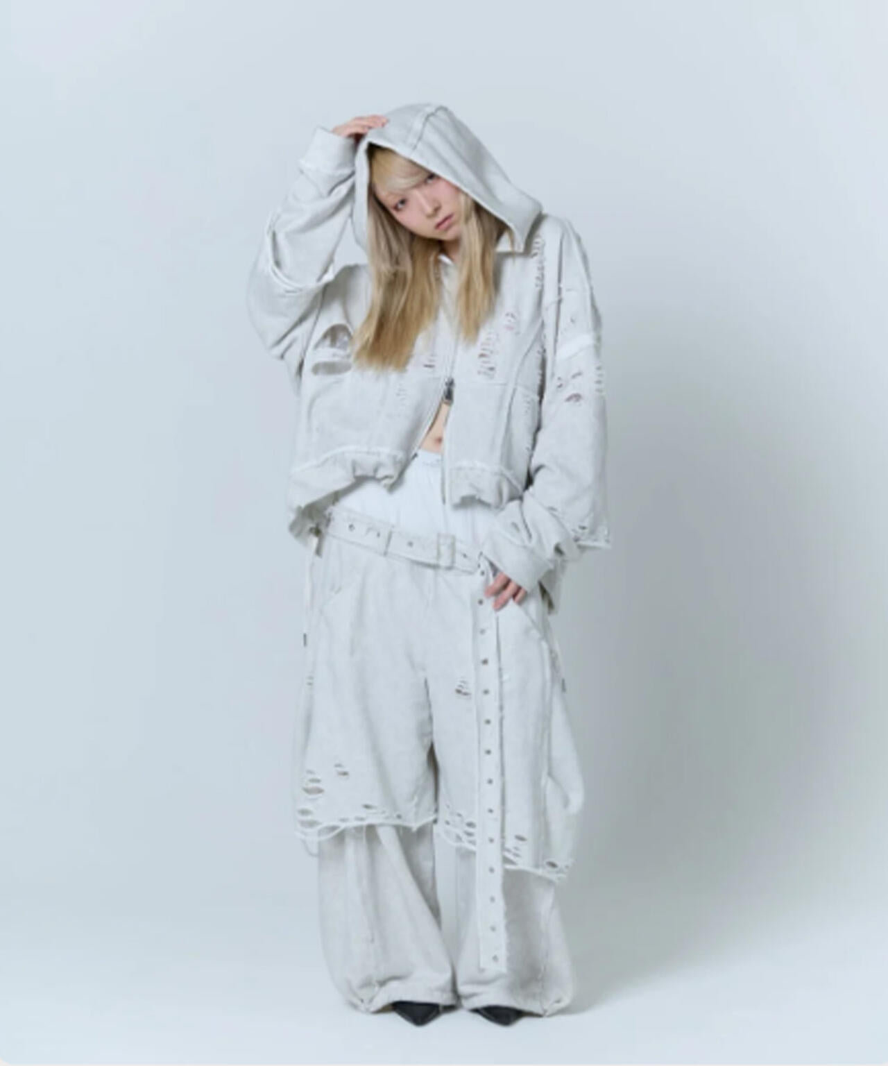 neith./ネイス/Destroyed Crush Hoodie | L.H.P（エルエイチピー