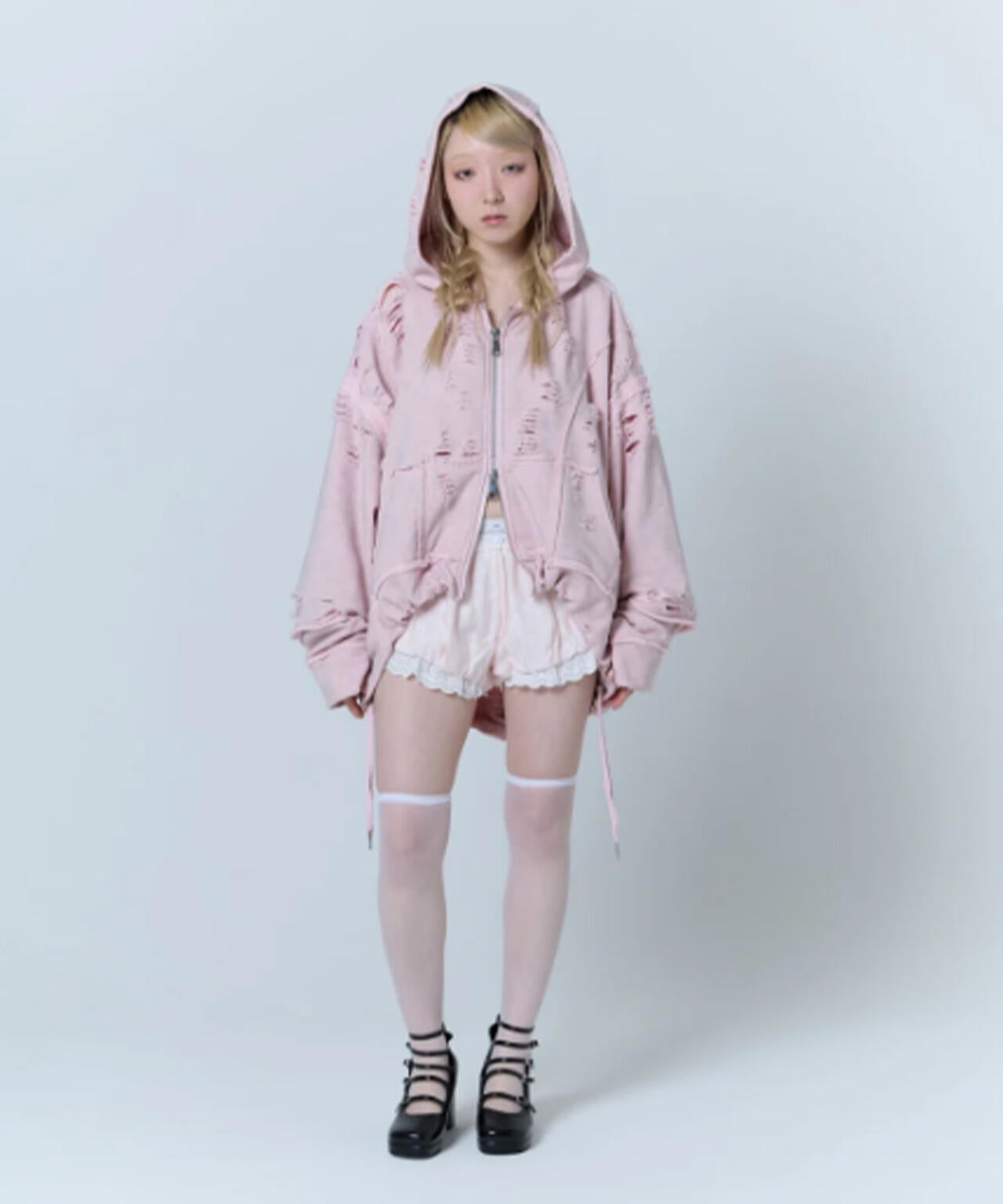 neith./ネイス/Destroyed Crush Hoodie | L.H.P（エルエイチピー