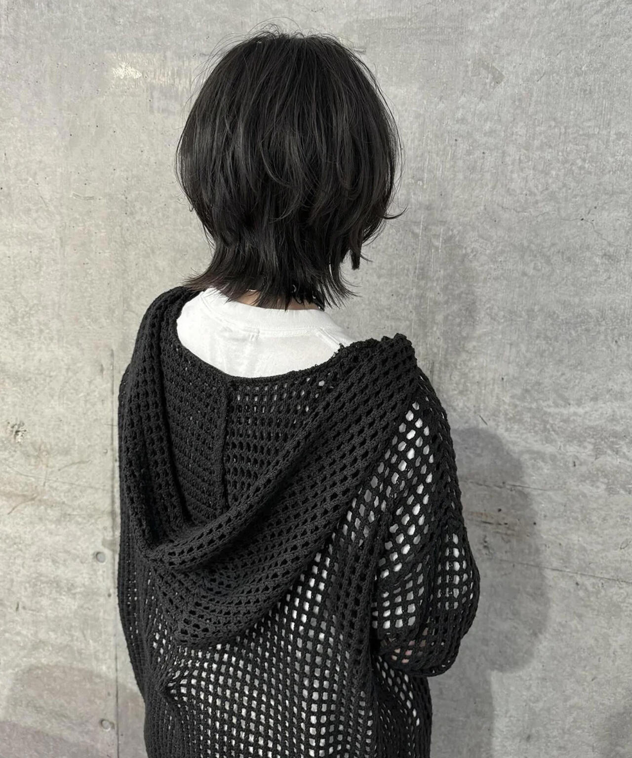 トップス GIBOUS LOGO SNAKE CROSS PARKER BLACK gibous/ギボス/Cross Snake Mesh Parker | L.H.P（エルエイチピー