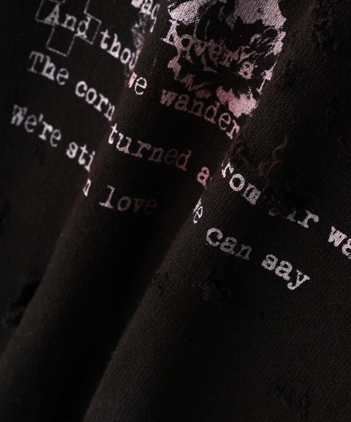 emary/エメリー/Damaged Scarred Cd Zip Hoodie