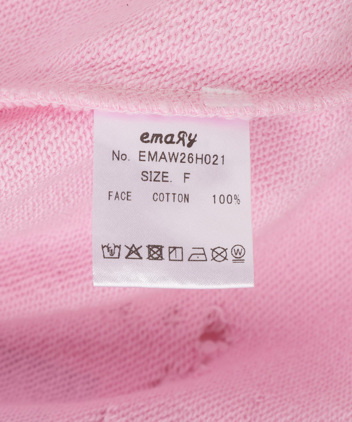 emary/エメリー/Damaged Scarred Cd Zip Hoodie