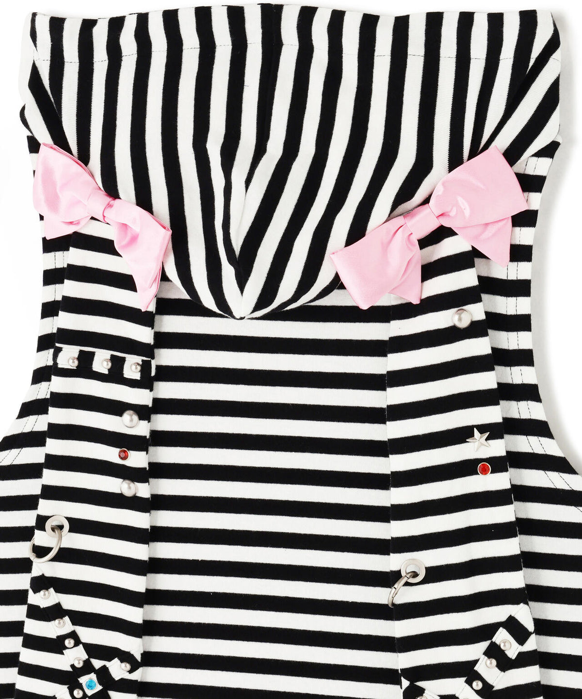 CFIERCE/フィアス/STRIPED BUNNY ZIP-UP HOODIE VEST