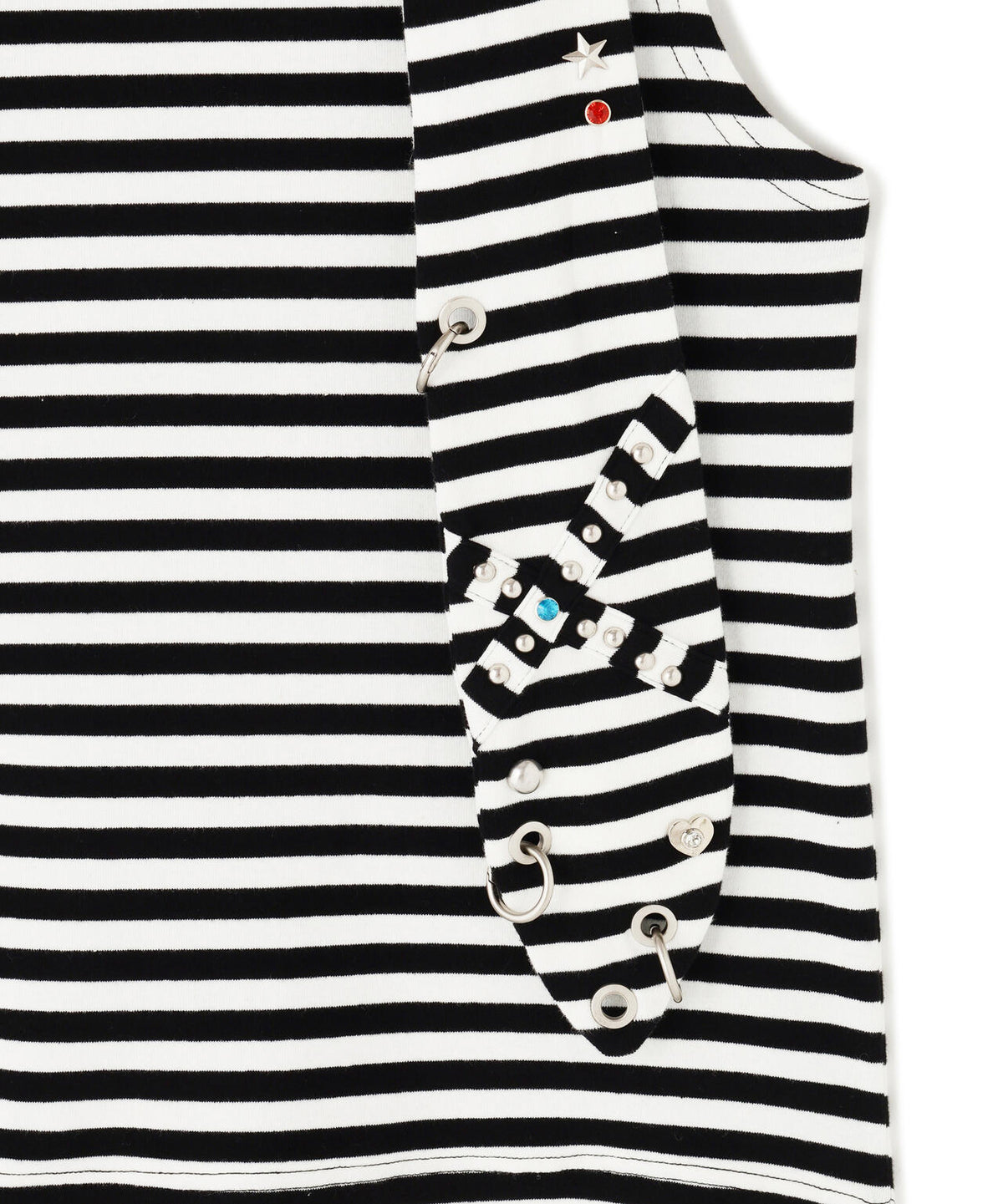 CFIERCE/フィアス/STRIPED BUNNY ZIP-UP HOODIE VEST