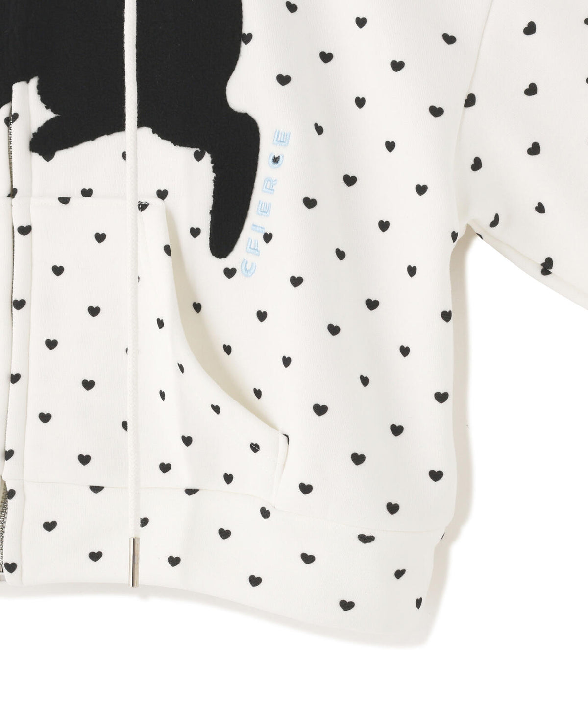CFIERCE/フィアス/CAT POLKA ZIP HOODIE