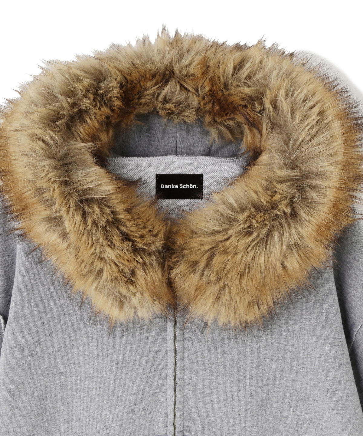 DankeSchon/ダンケシェーン/WOMEN FUR SWEAT HOODIE