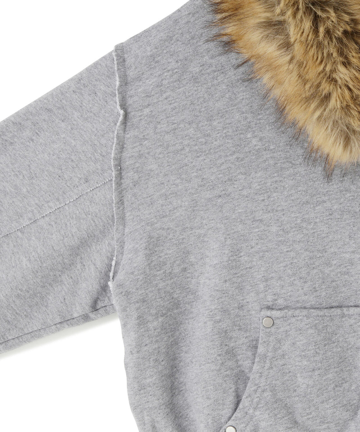 DankeSchon/ダンケシェーン/WOMEN FUR SWEAT HOODIE
