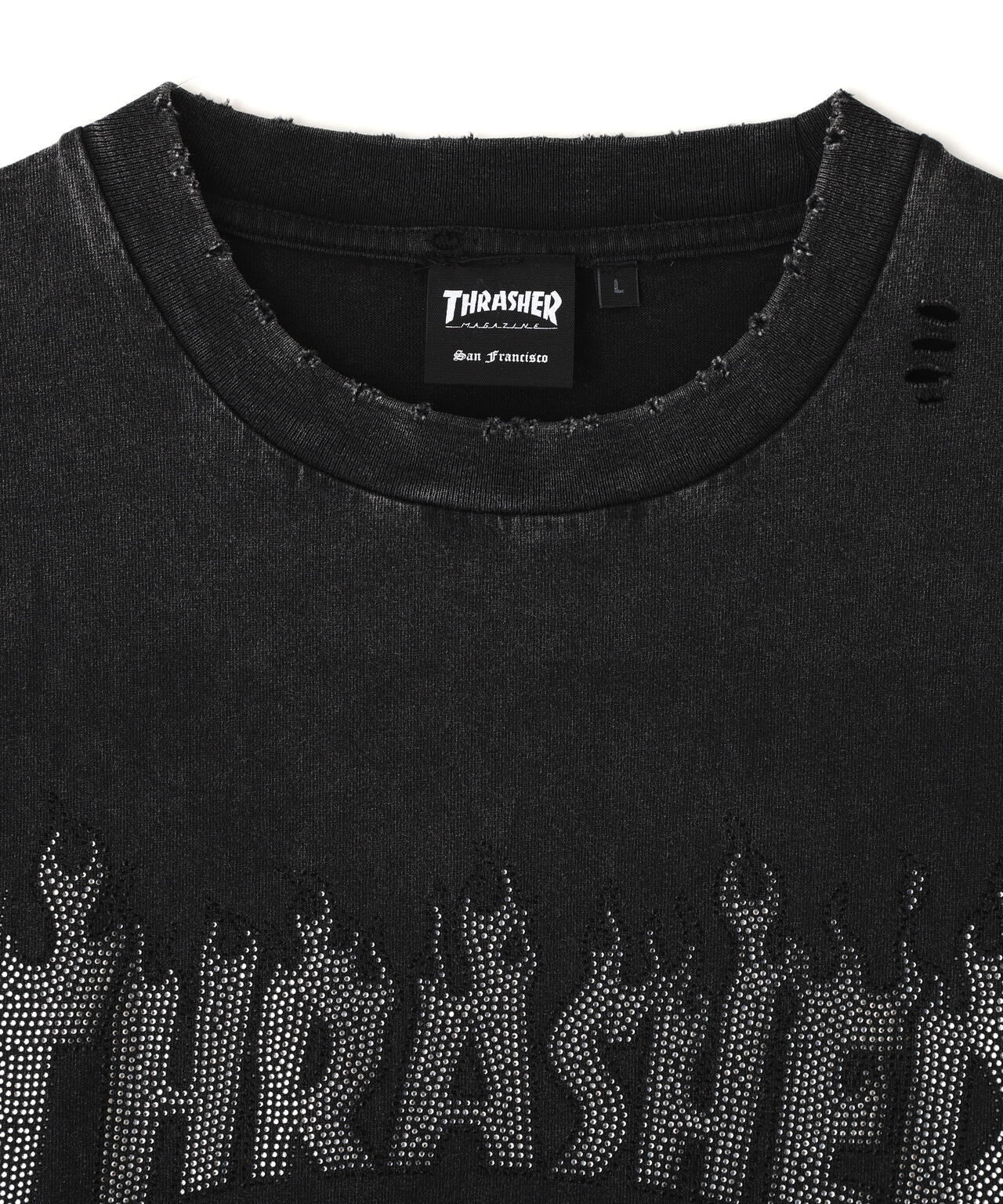 Thrasher/スラッシャー/【LHP別注】LINESTONE TEE/ラインストーンTシャツ