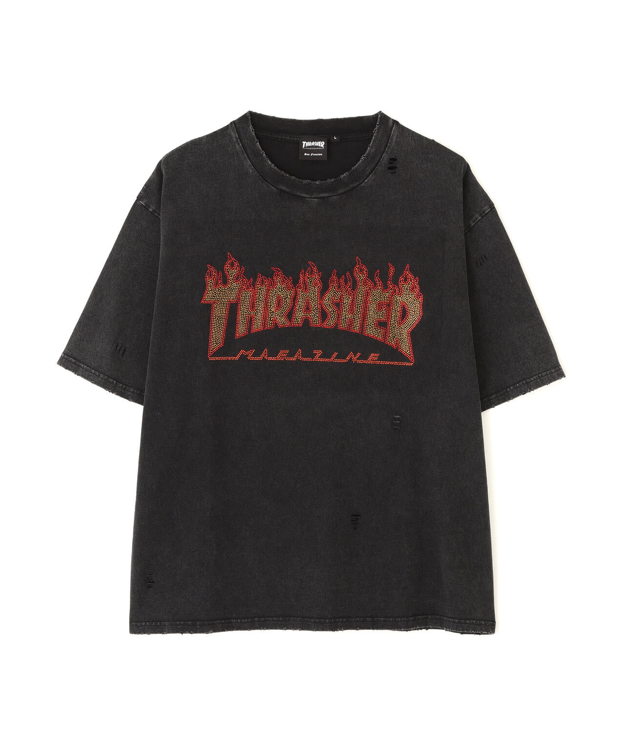 Thrasher/スラッシャー/【LHP別注】LINESTONE TEE/ラインストーンT