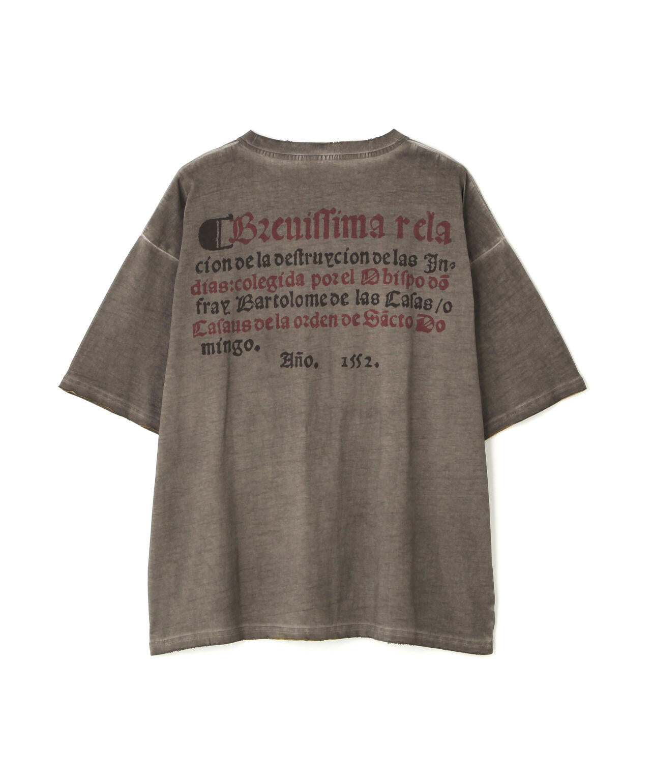 DankeSchon/ダンケシェーン/SPRAY BURN LOGO TEE | L.H.P