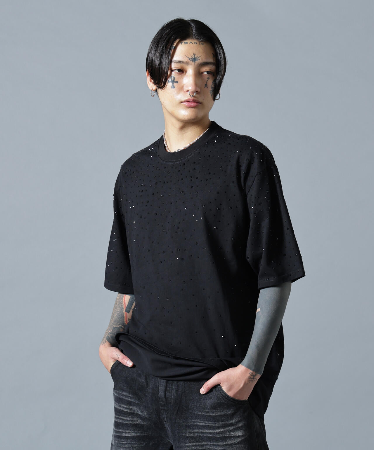 180cm B:87 W:66 H:84 着用サイズ：L