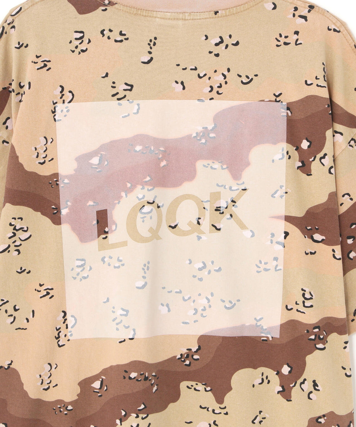 LQQK STUDIO/ルックスタジオ/CAMO BOX LOGO TEE