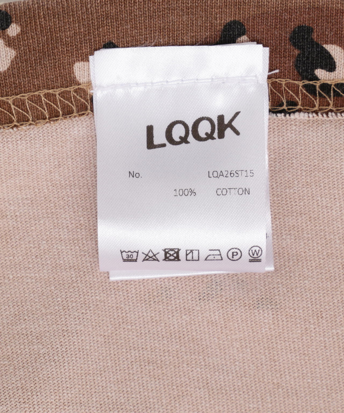 LQQK STUDIO/ルックスタジオ/CAMO BOX LOGO TEE
