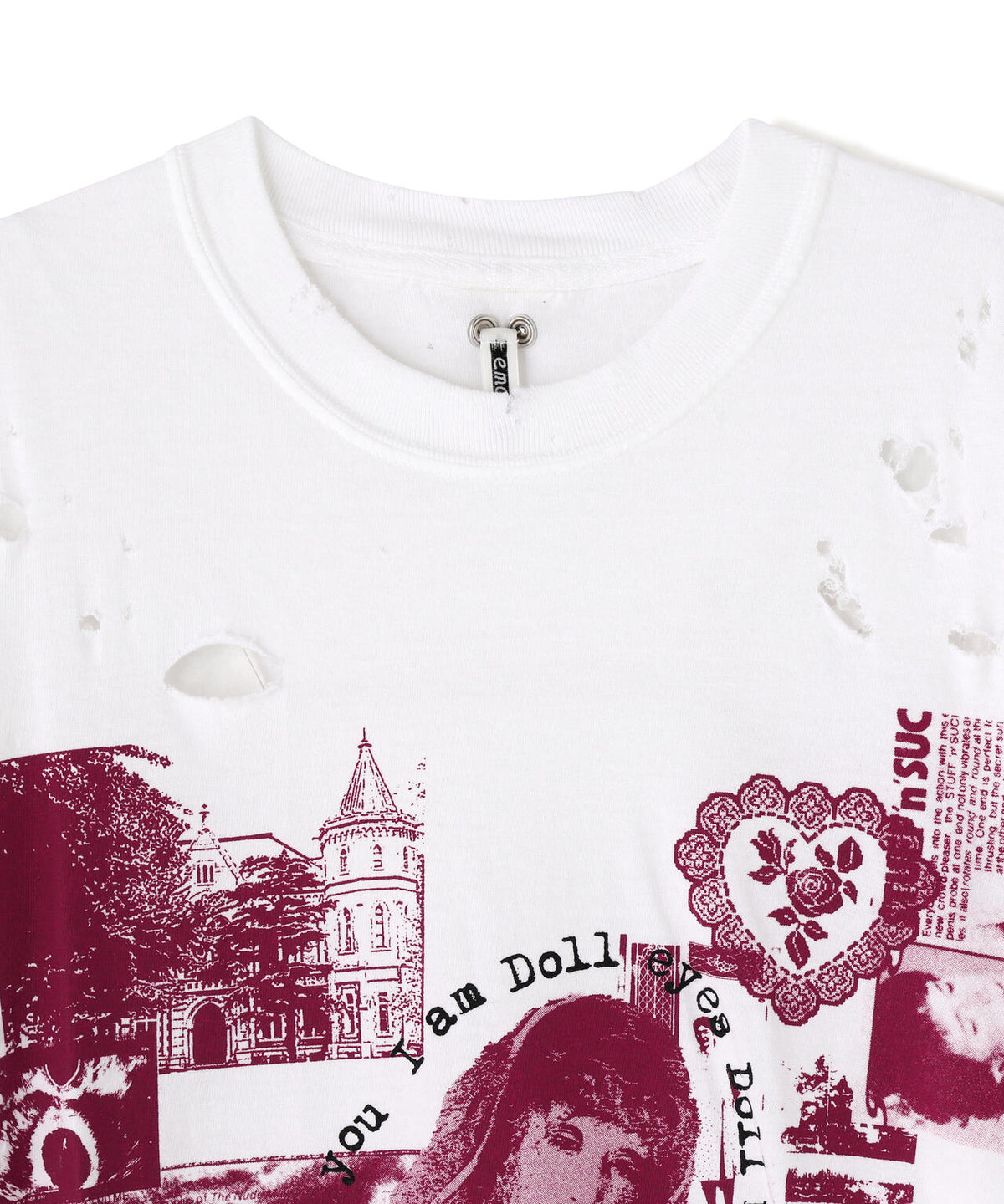 emary/エメリー/Damaged Scarred Cradle Tee