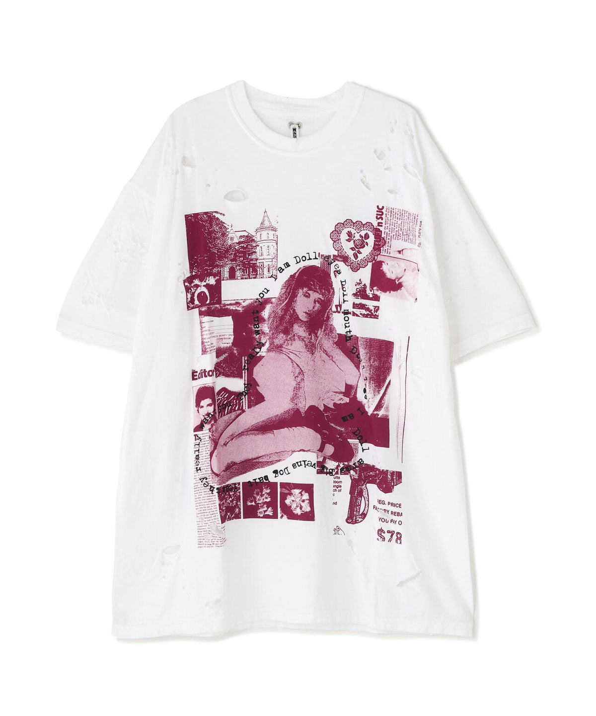 emary/エメリー/Damaged Scarred Cradle Tee